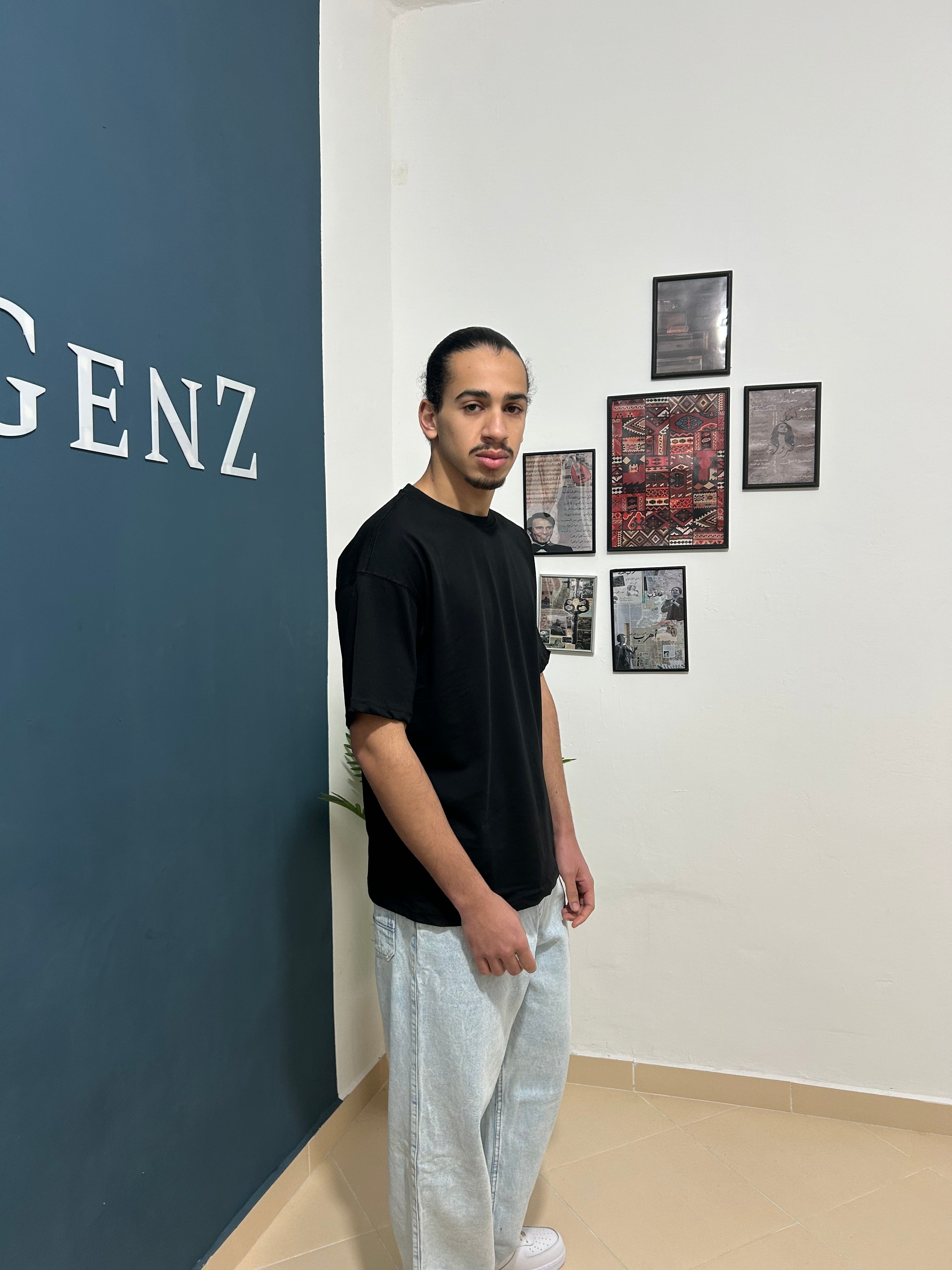 Black over t-shirt 100% cotton