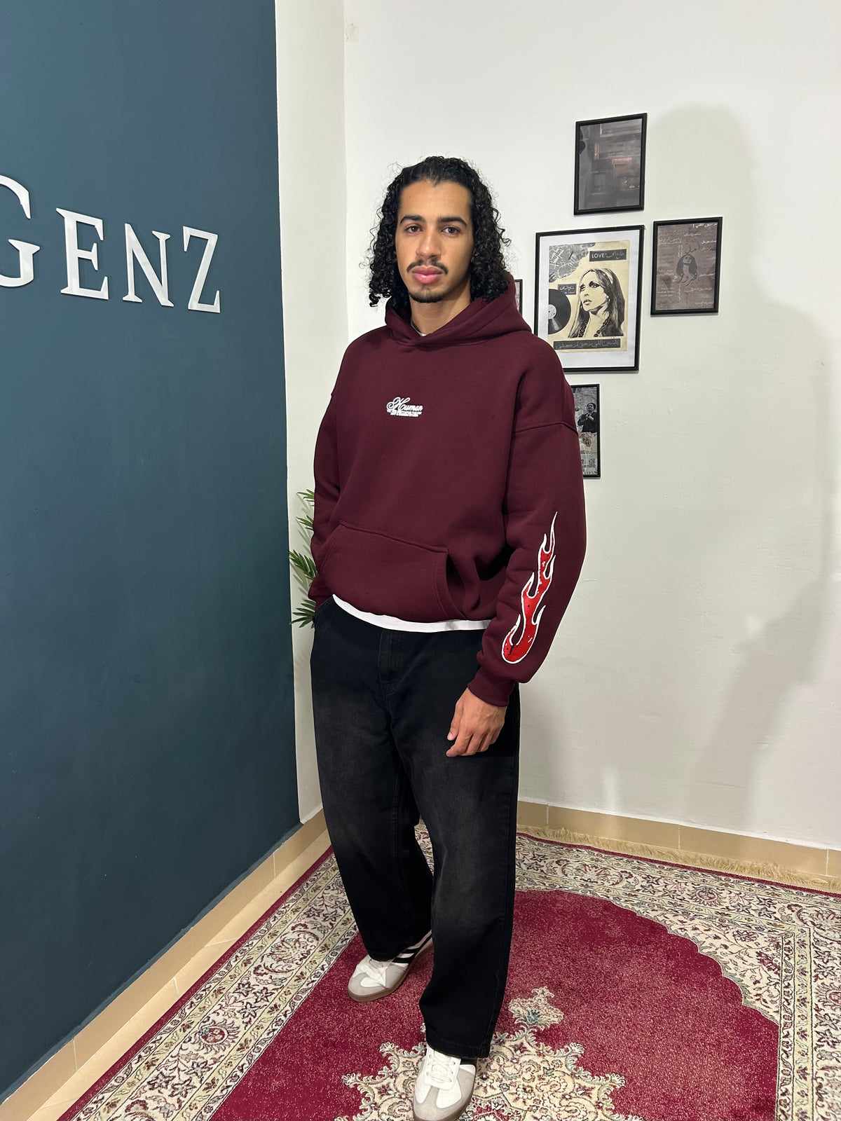 Maroon hoodie