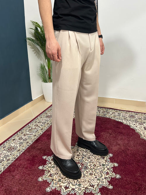 Beige baggy pants