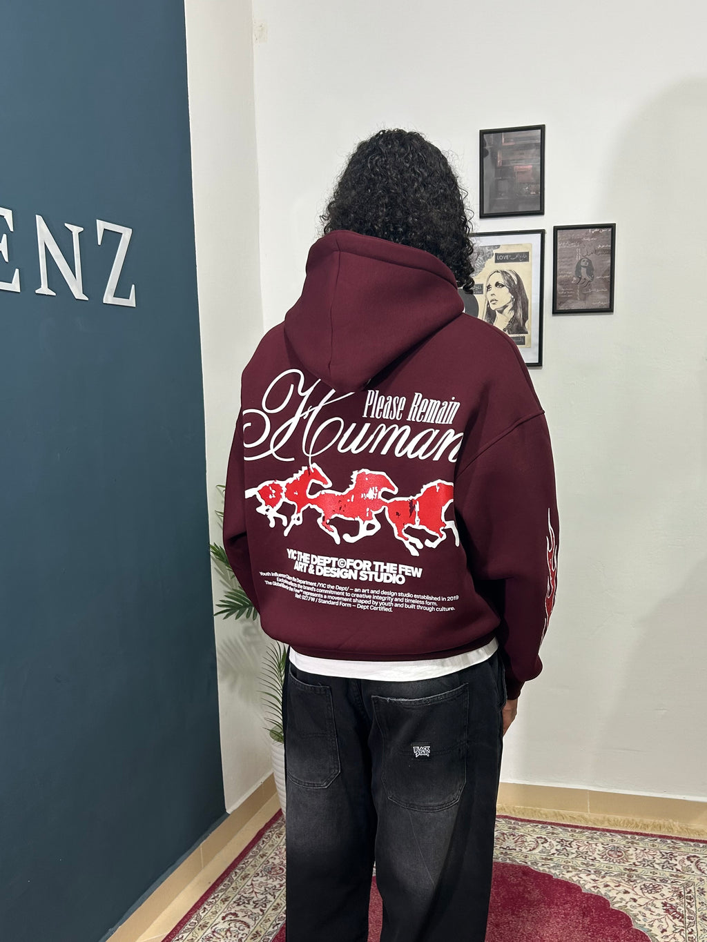 Maroon hoodie