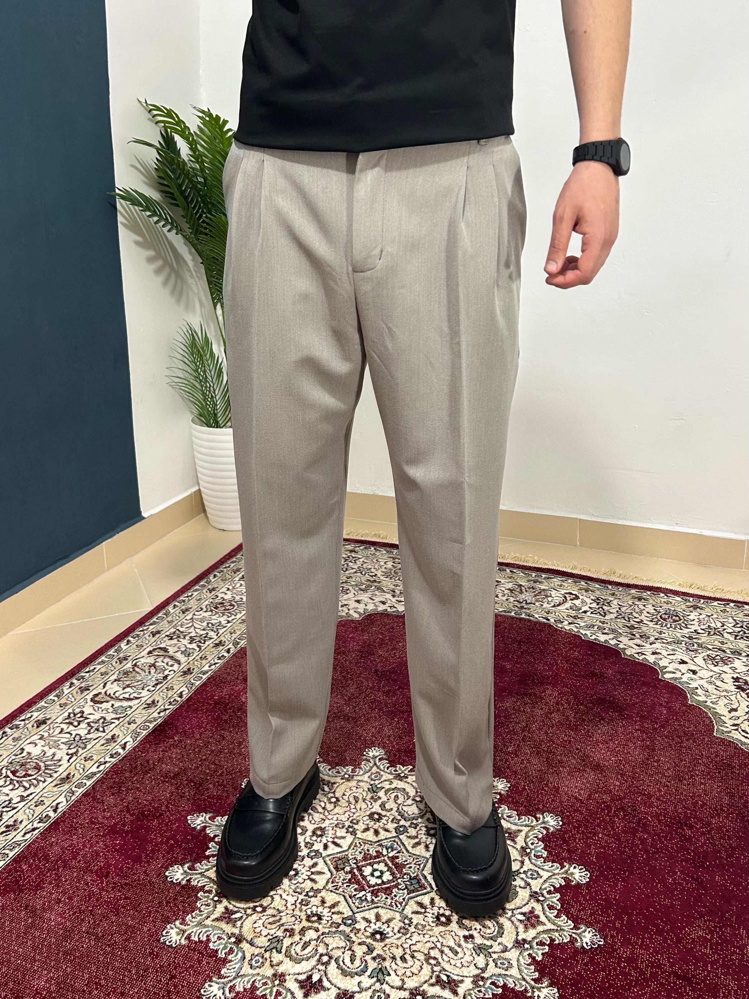 Gray baggy pants