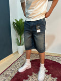 dirty navy baggy jeans