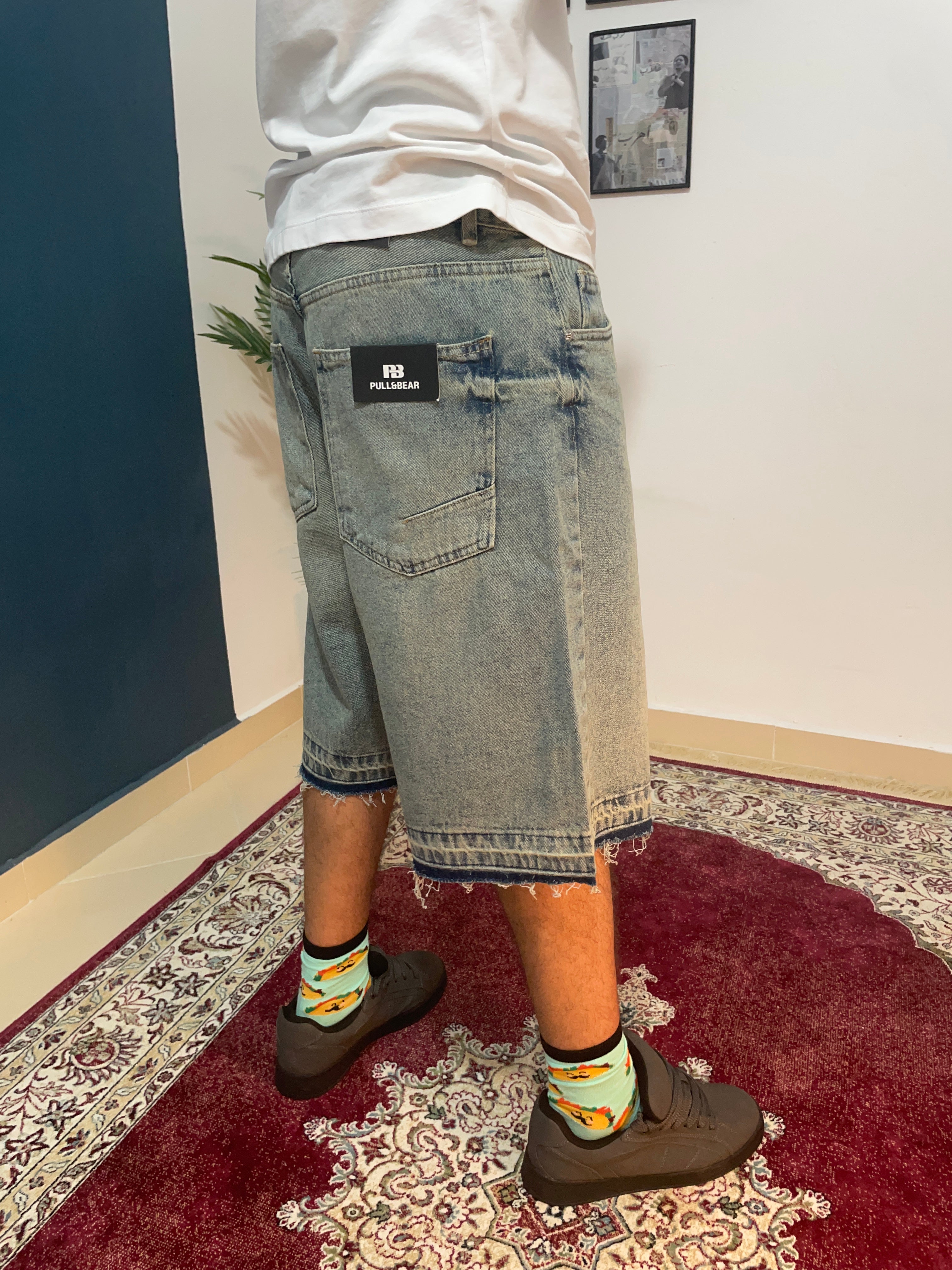 derty fleard shorts