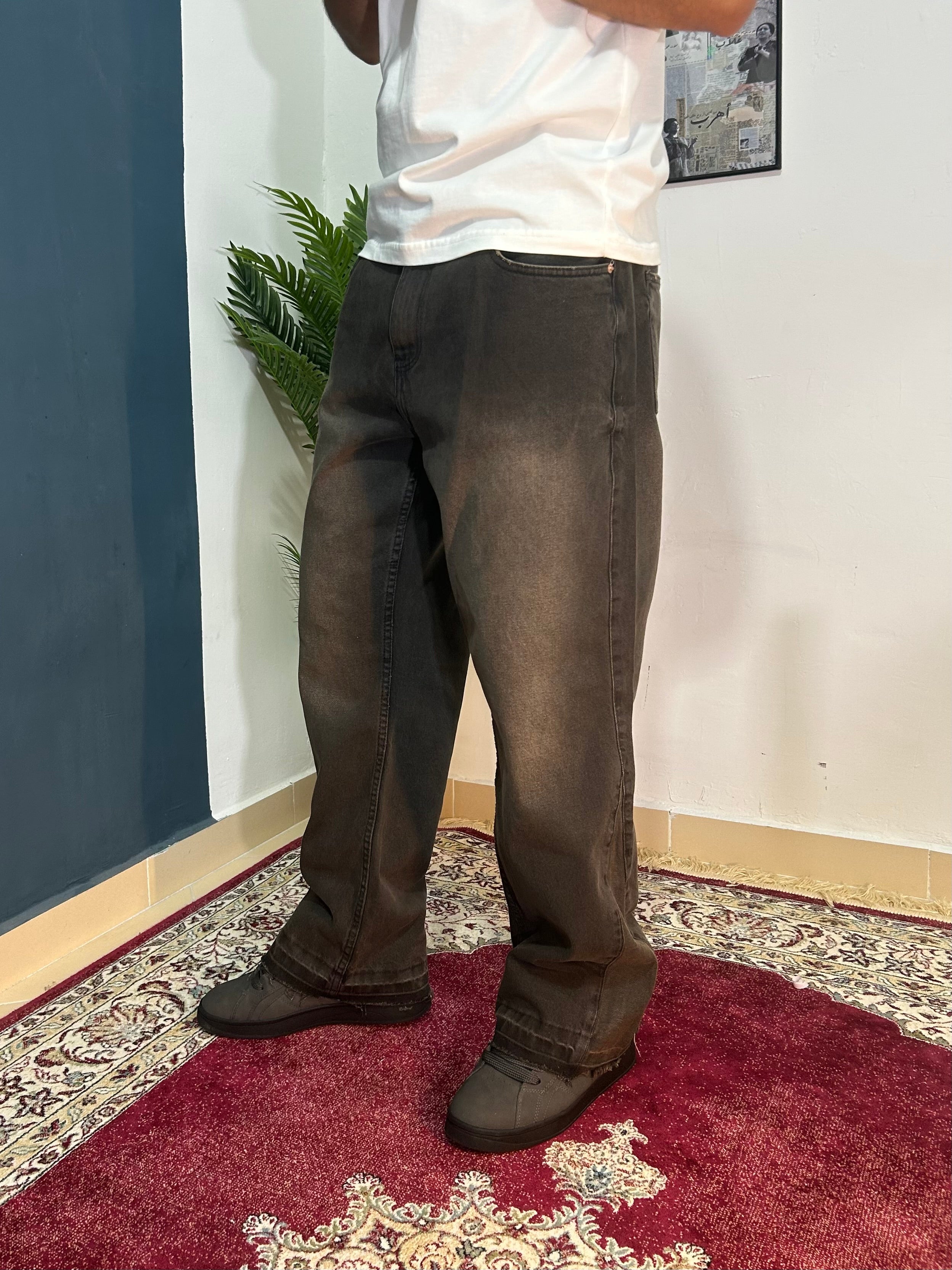 Brown Flared jeans