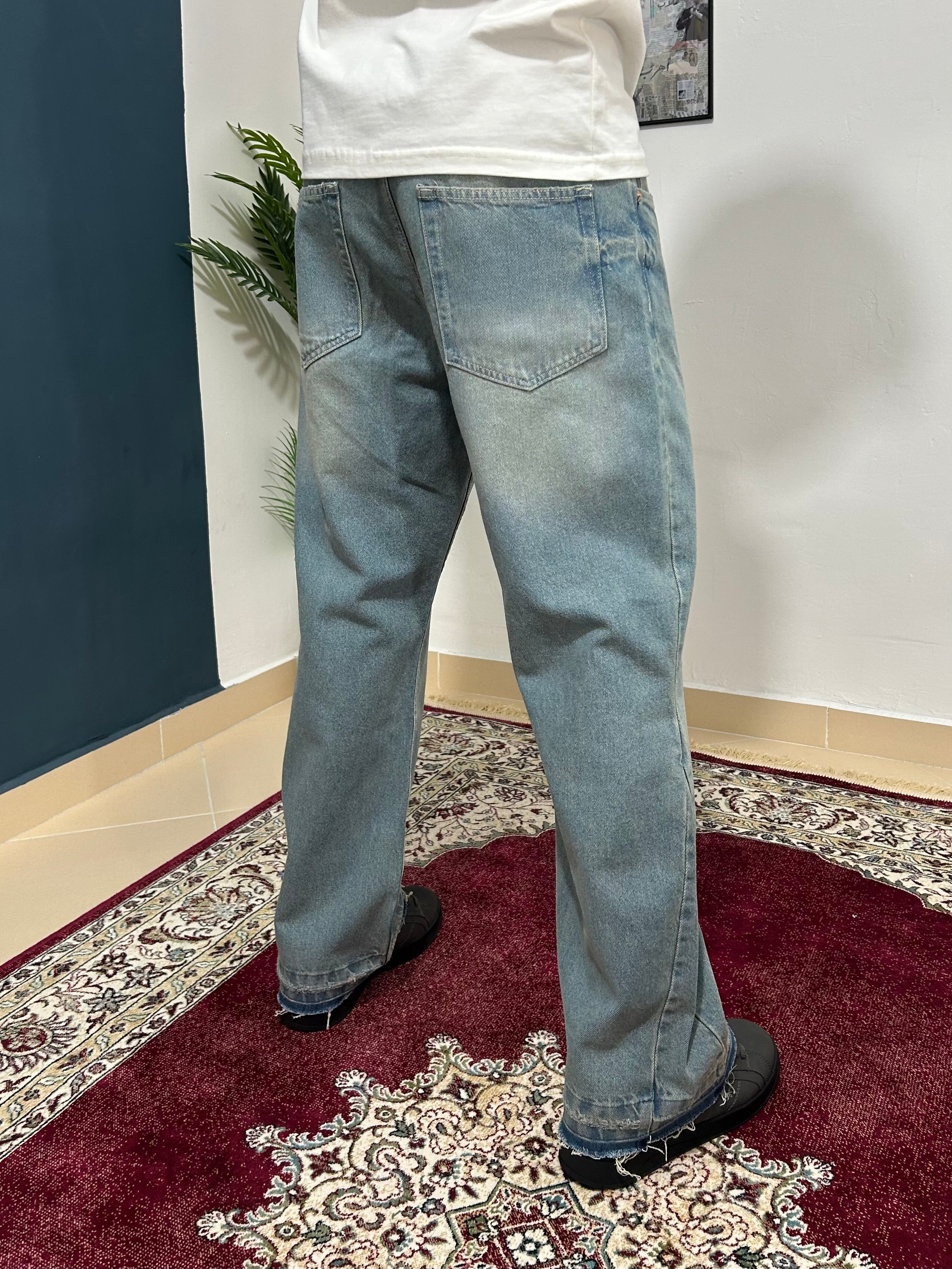 Dirty blue Flared jeans