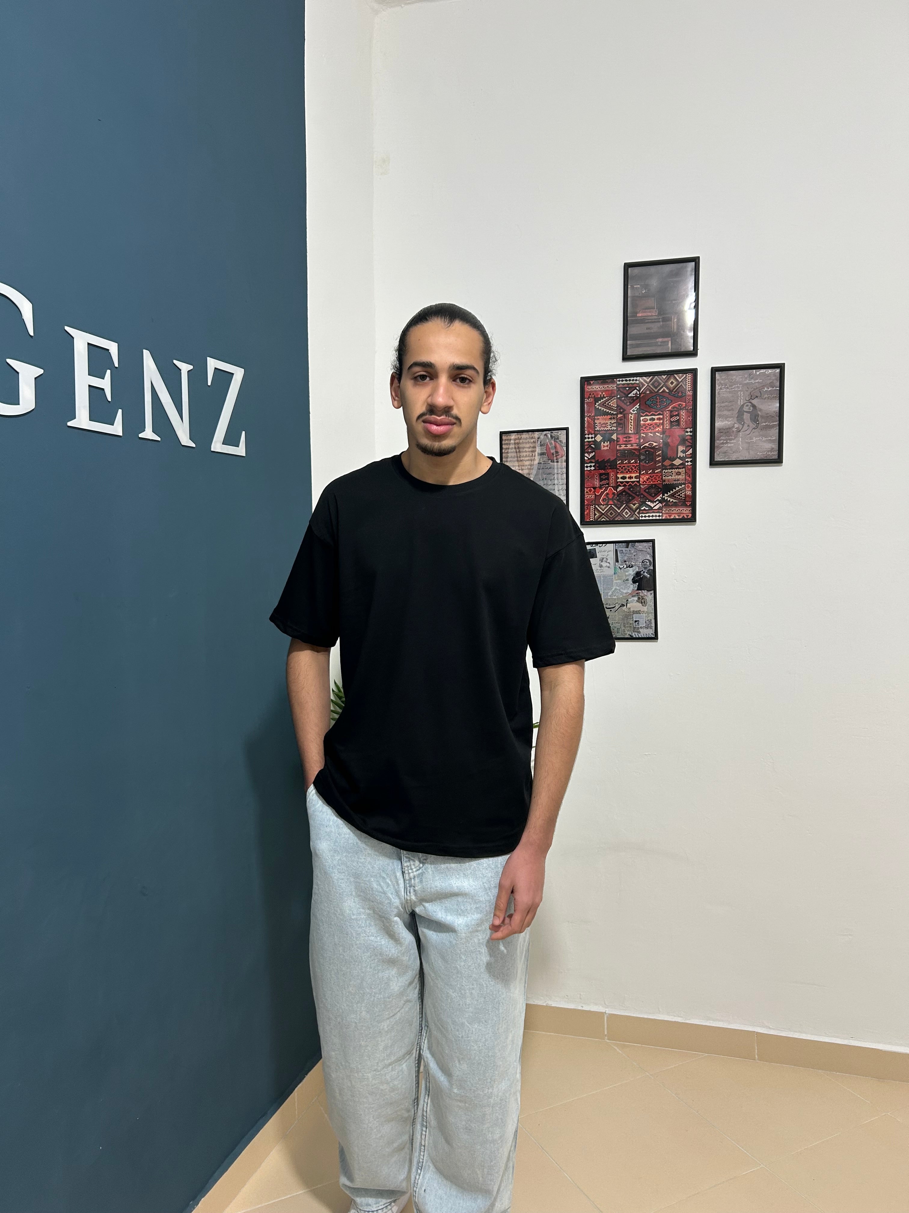 Black over t-shirt 100% cotton