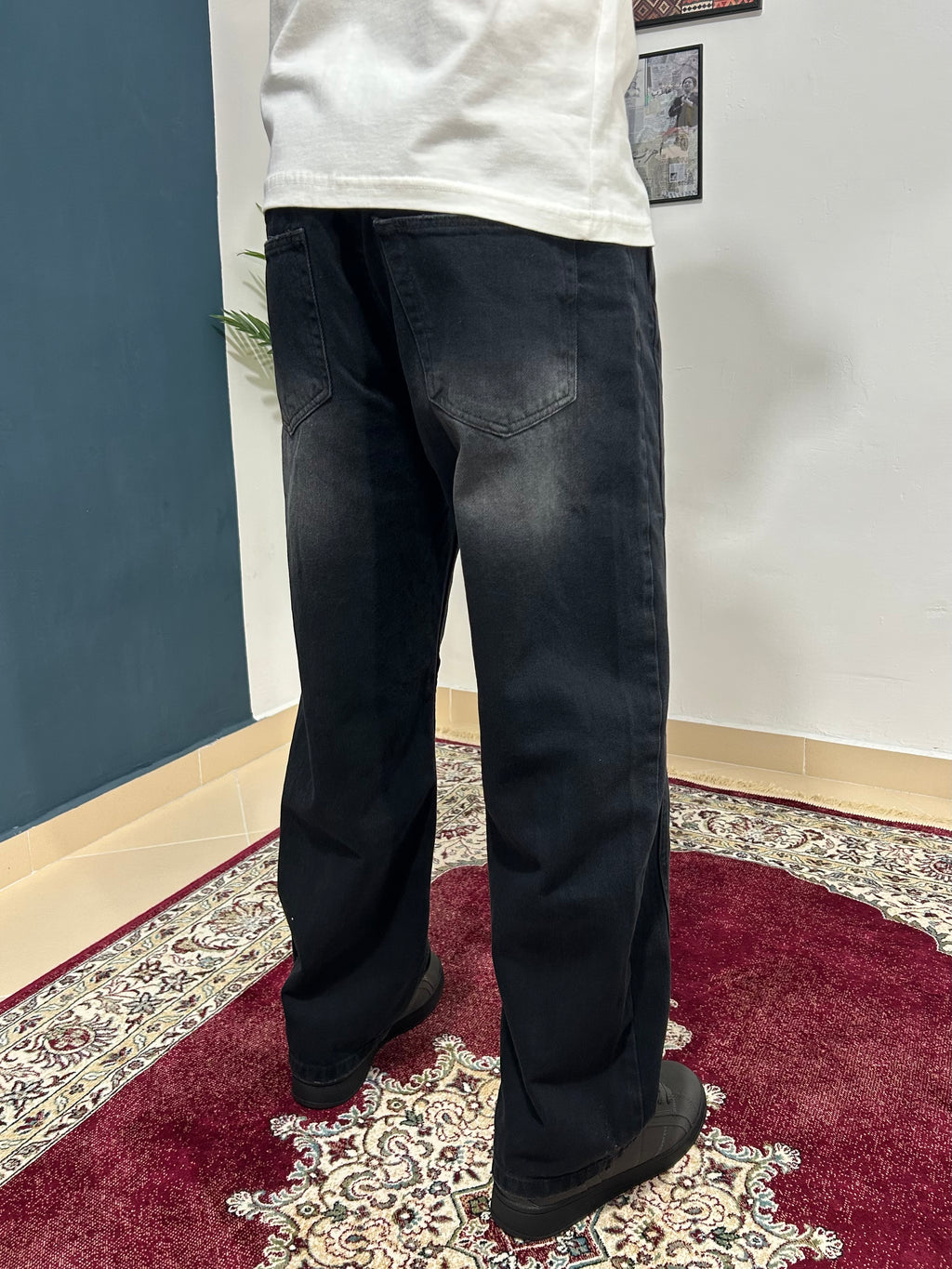 Black X baggy jeans