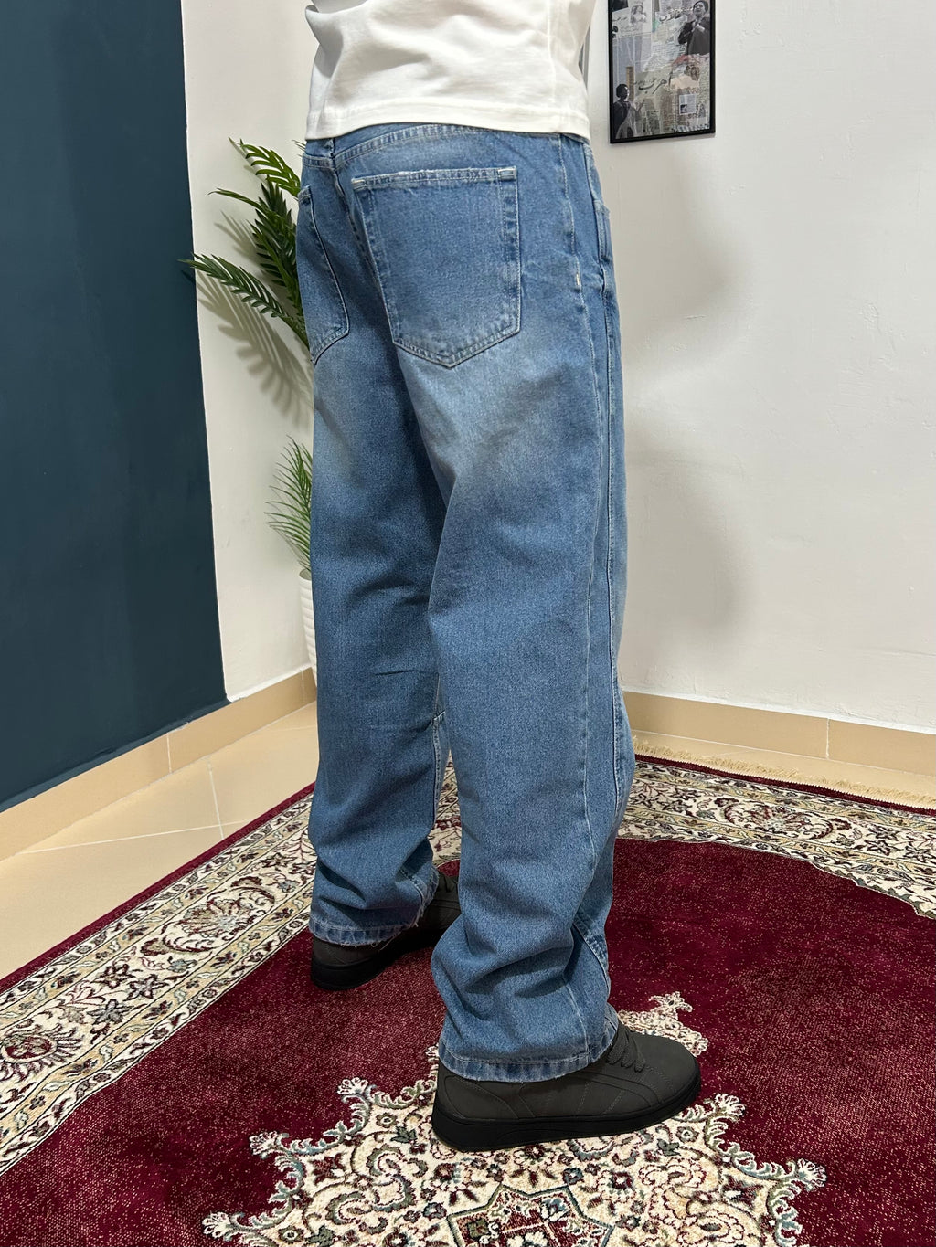 Bleu X baggy jeans