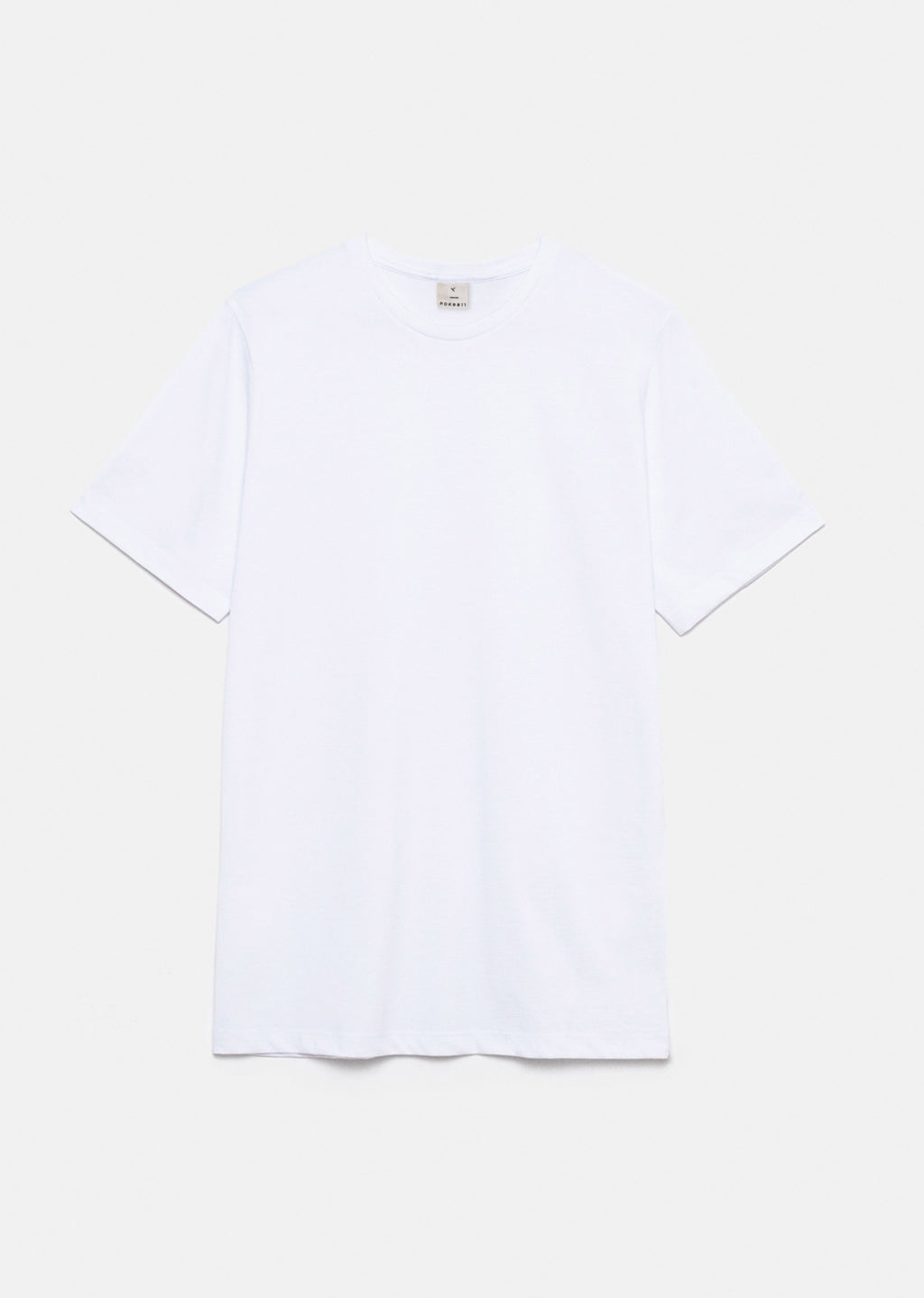 White slim t-shirt 100%cotton