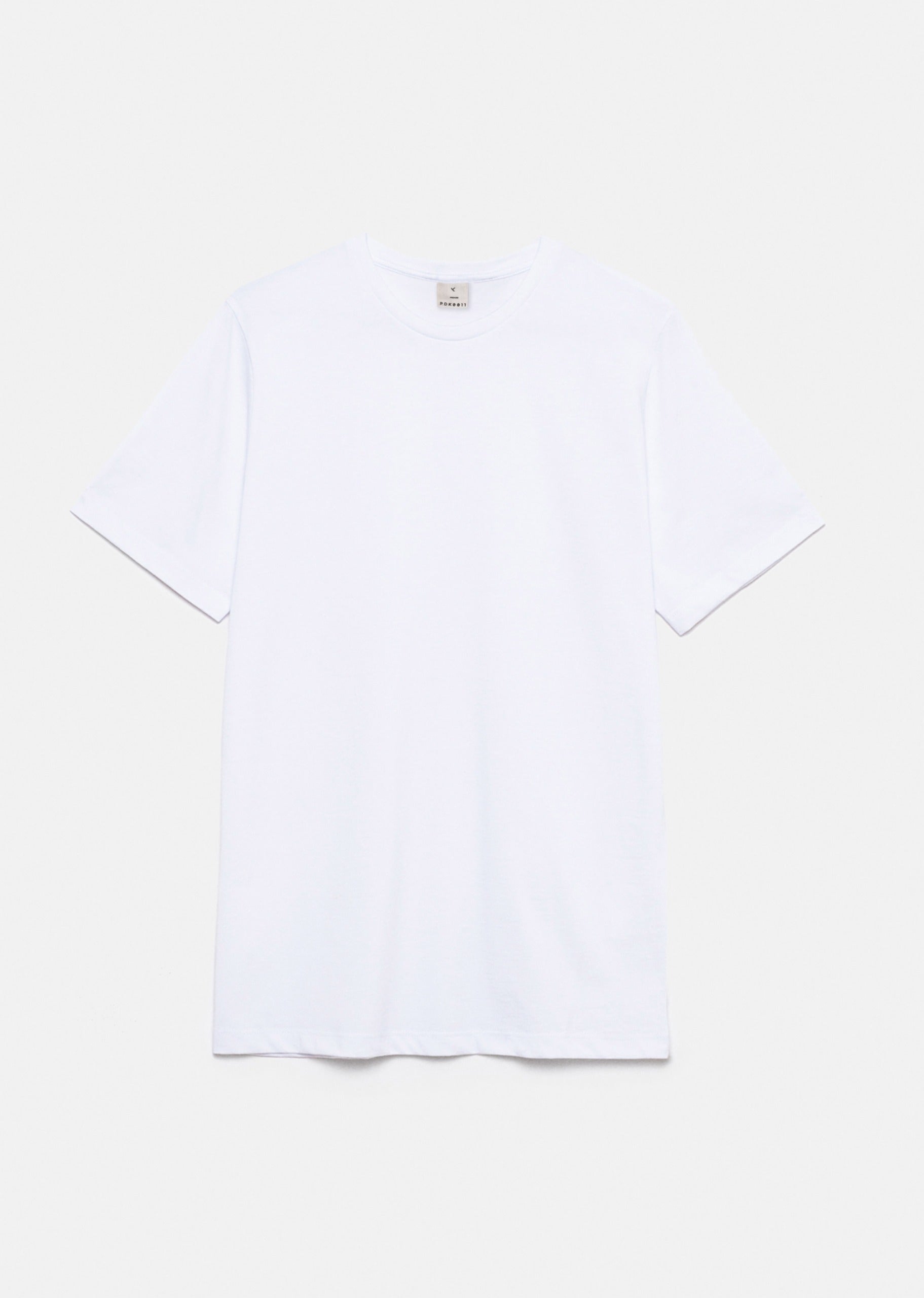 White slim t-shirt 100%cotton