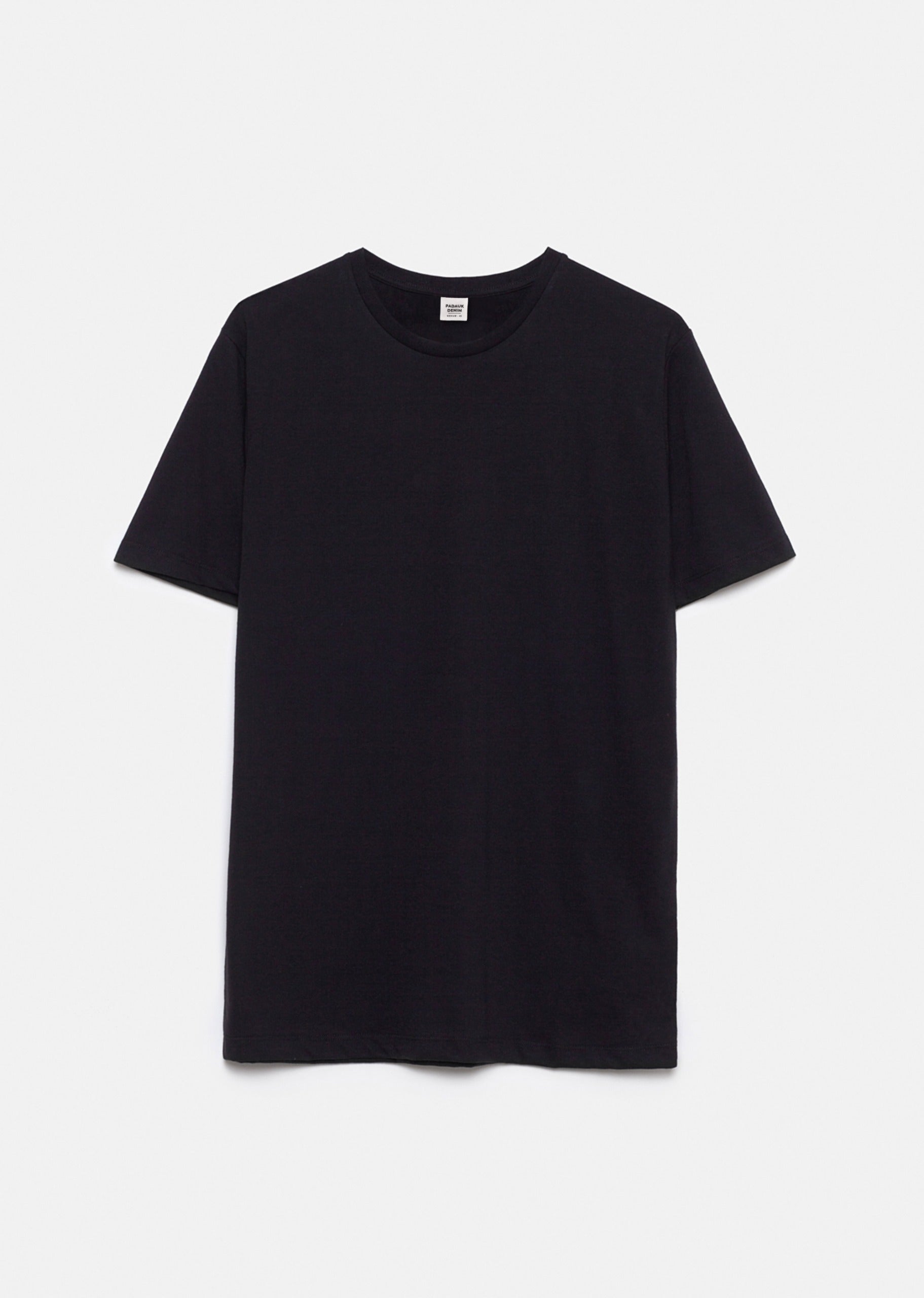 Black slim t-shirt 100% cotton