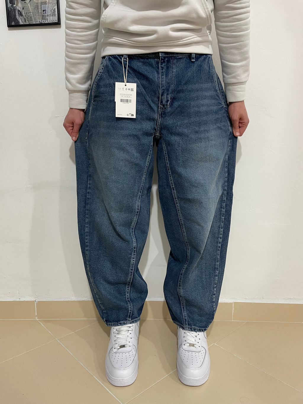 Bleu ballaon jeans