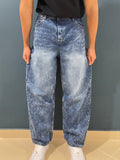 snow bleu baggy jeans