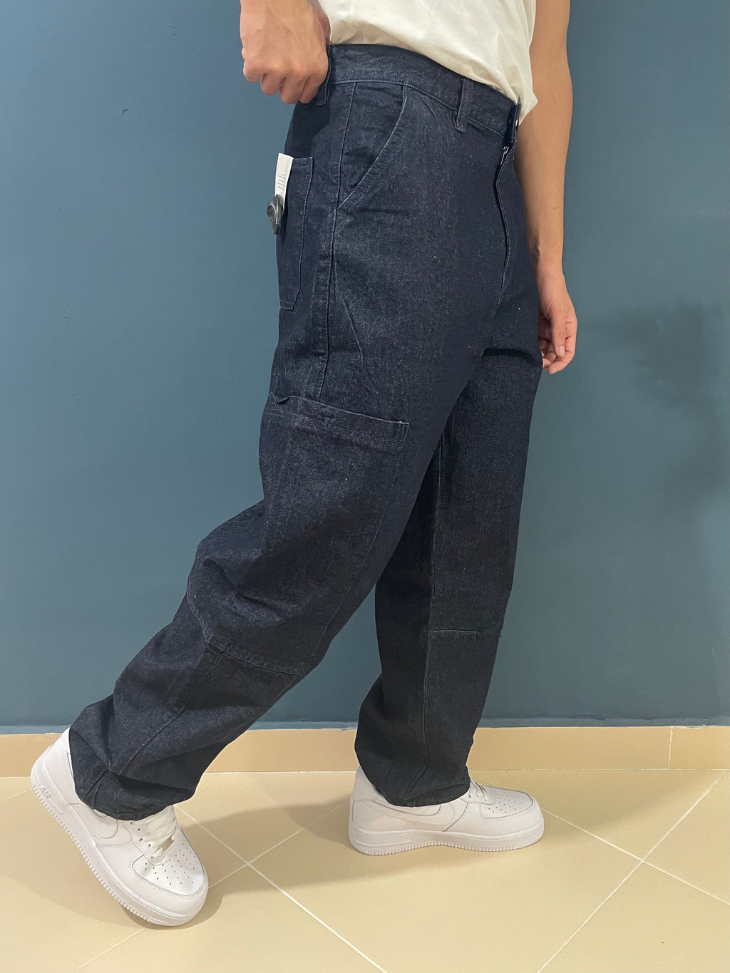 navy pull & bear jeans