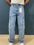 wached bleu pull & bear jeans
