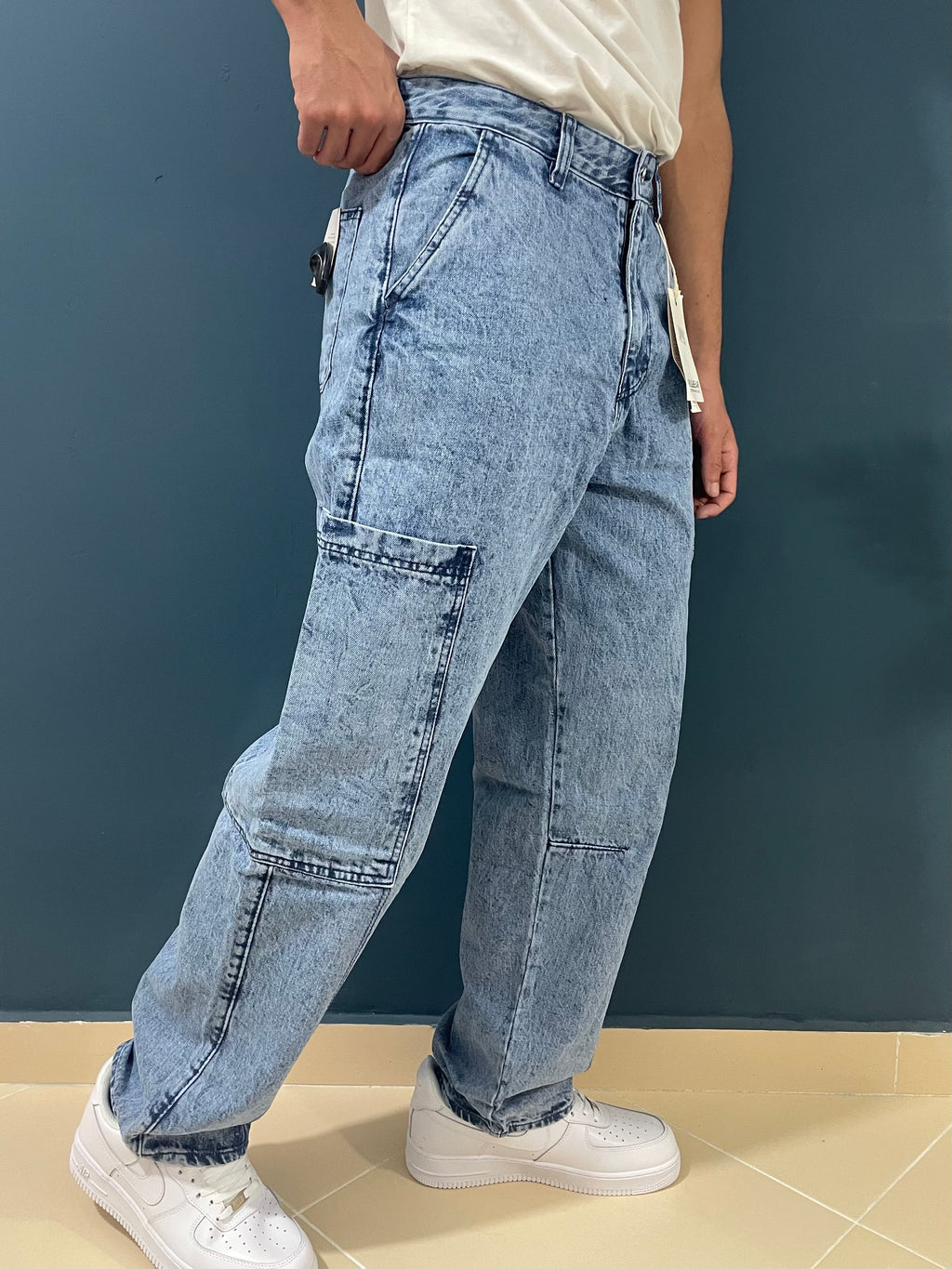 wached bleu pull & bear jeans