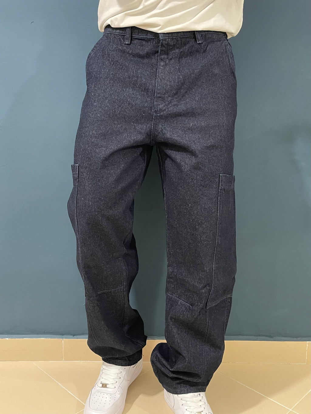 navy pull & bear jeans