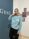 Light bleu hoodie
