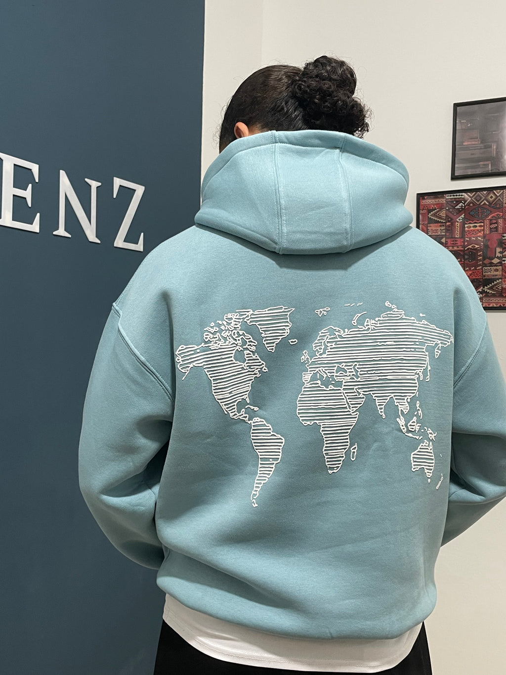 Light bleu hoodie
