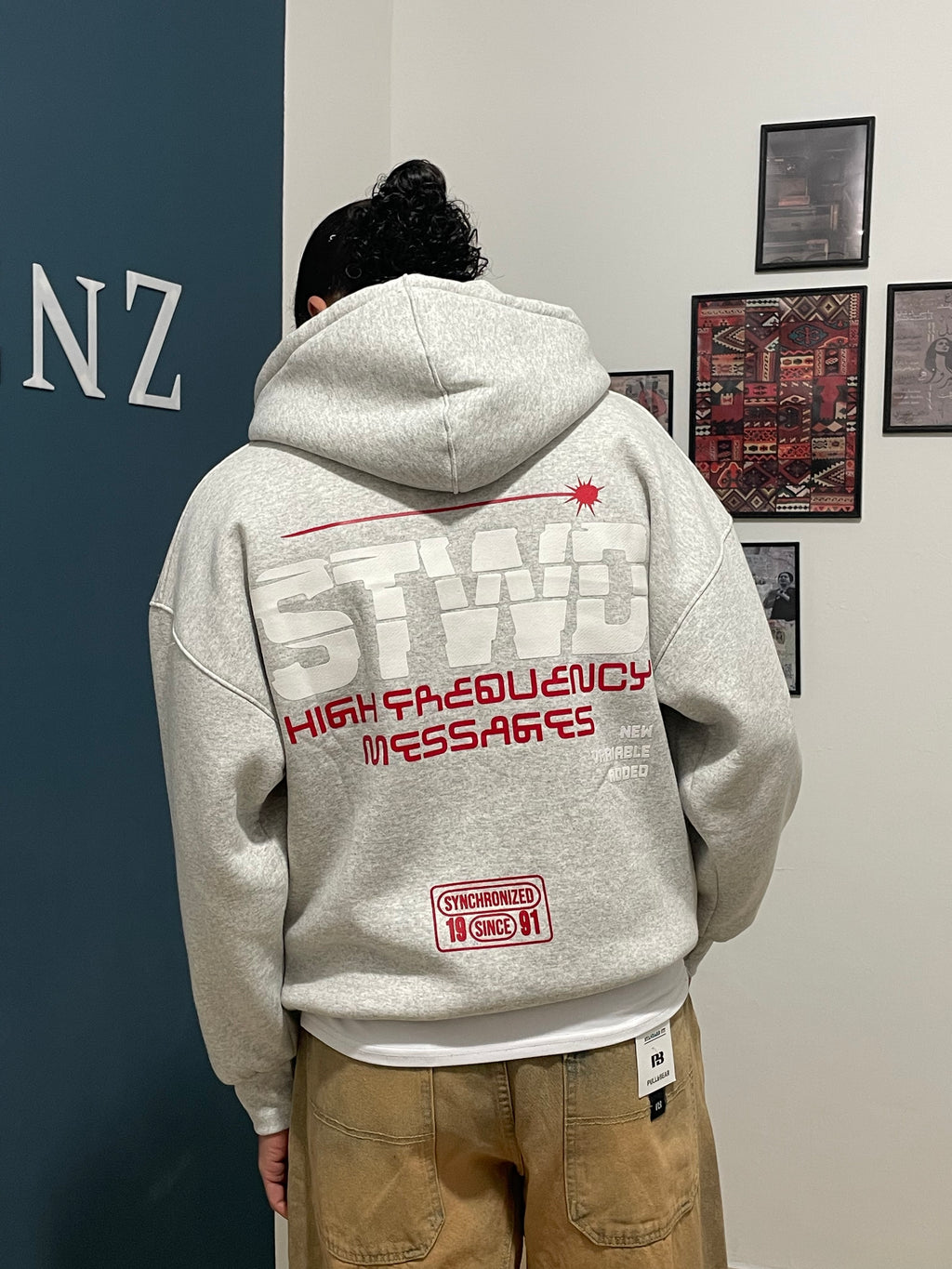Grey hoodie