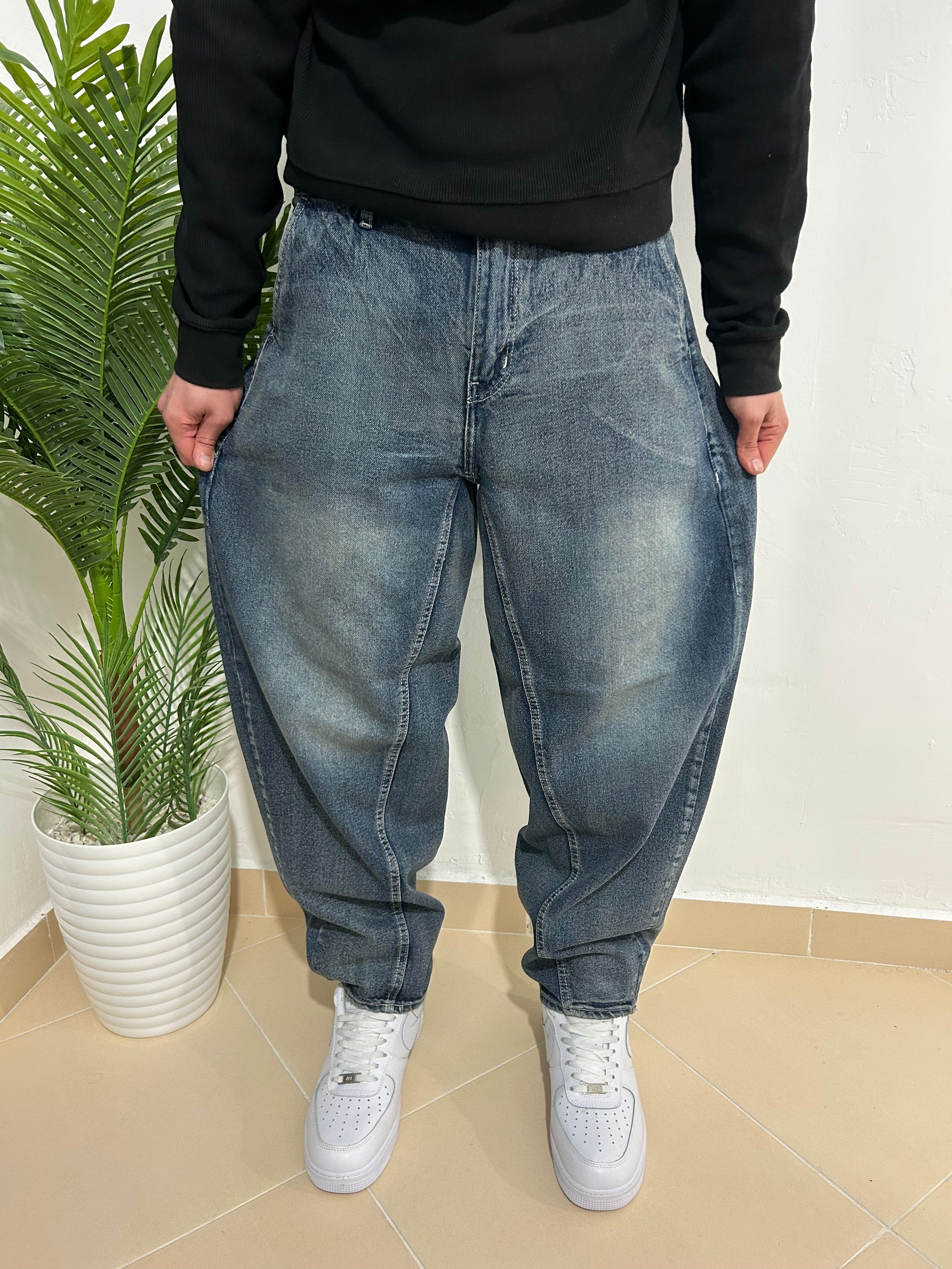 Dark bleu balloon jeans