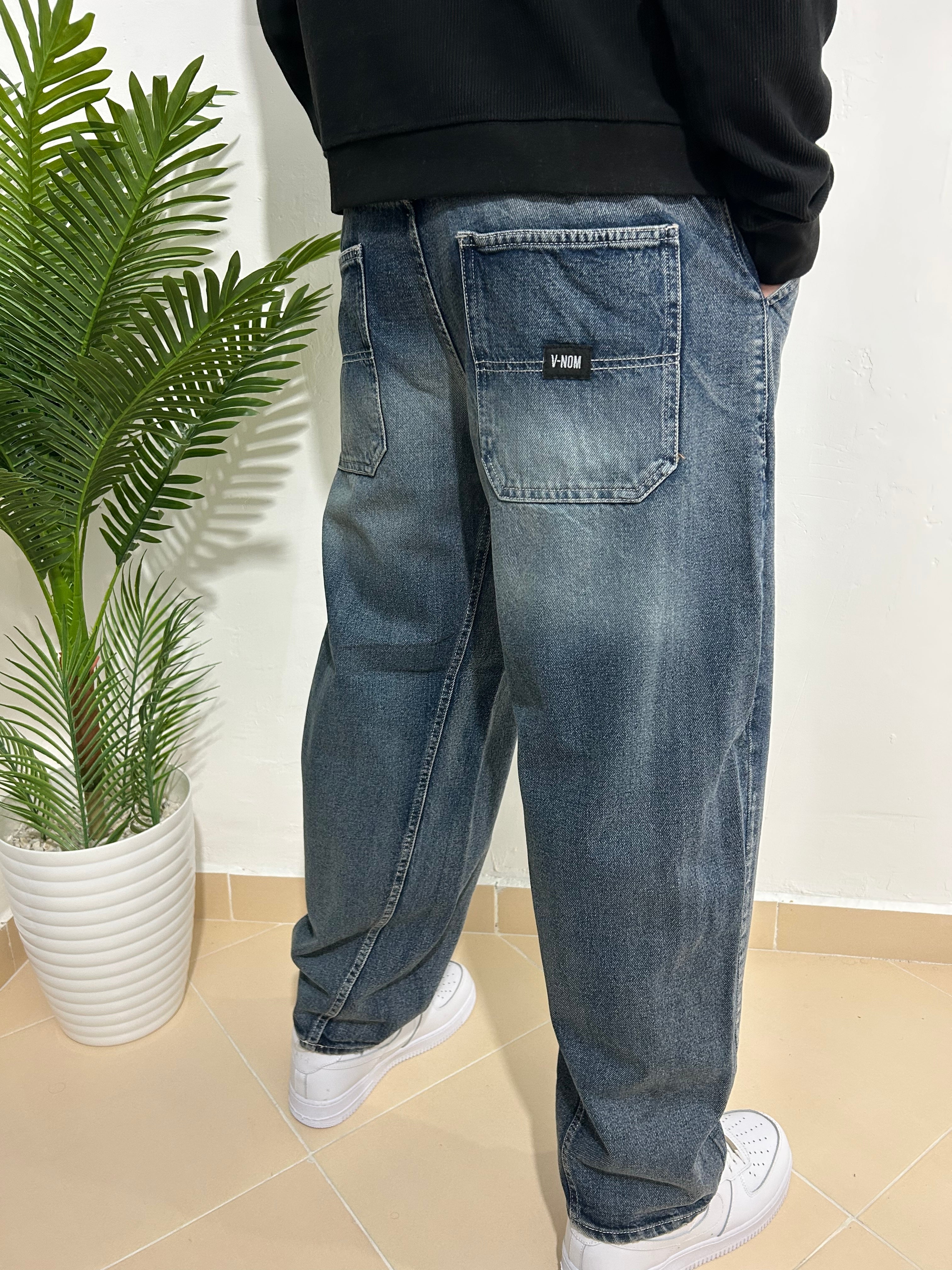 Dark bleu balloon jeans