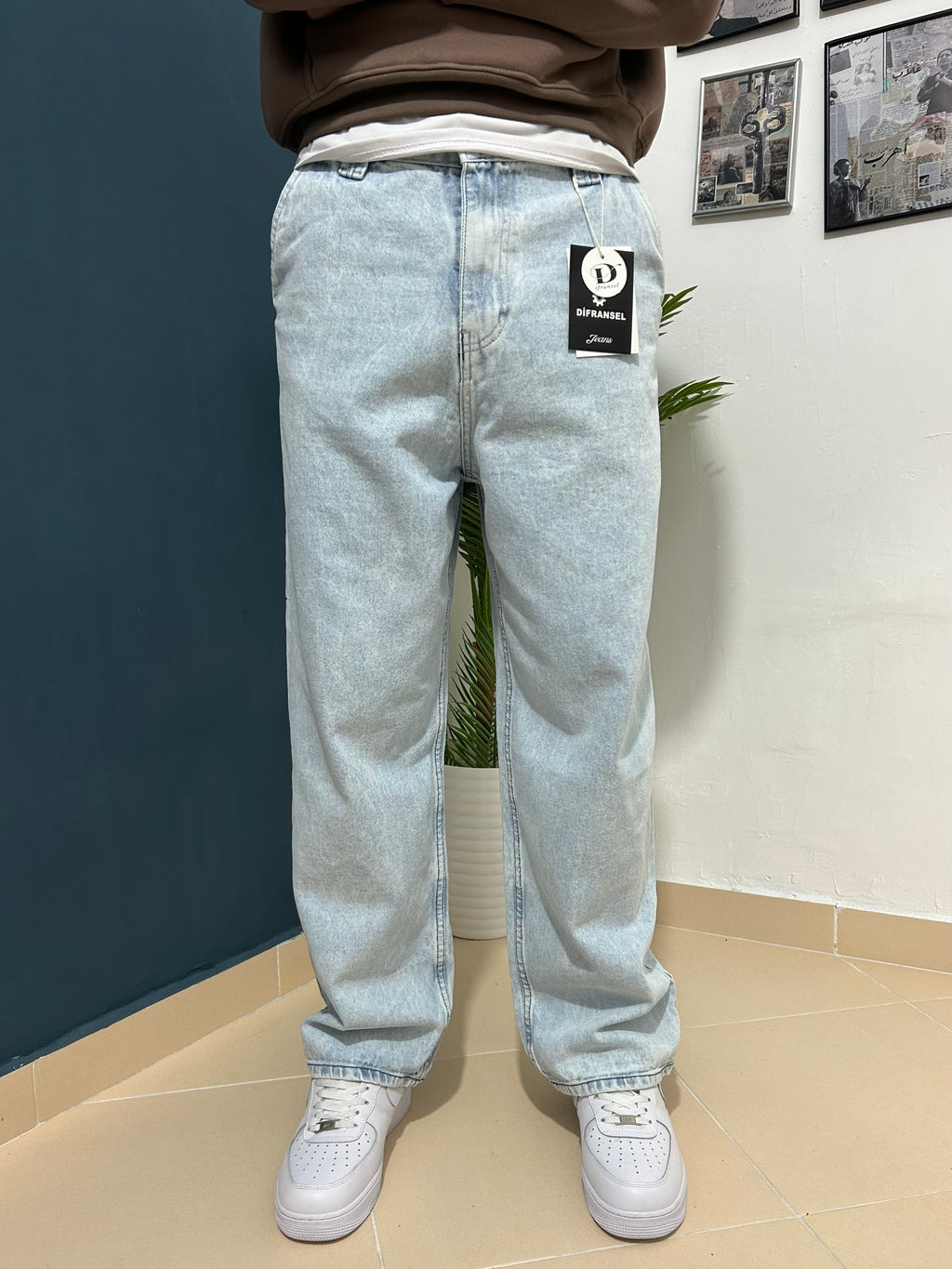 light bleu baggy jeans