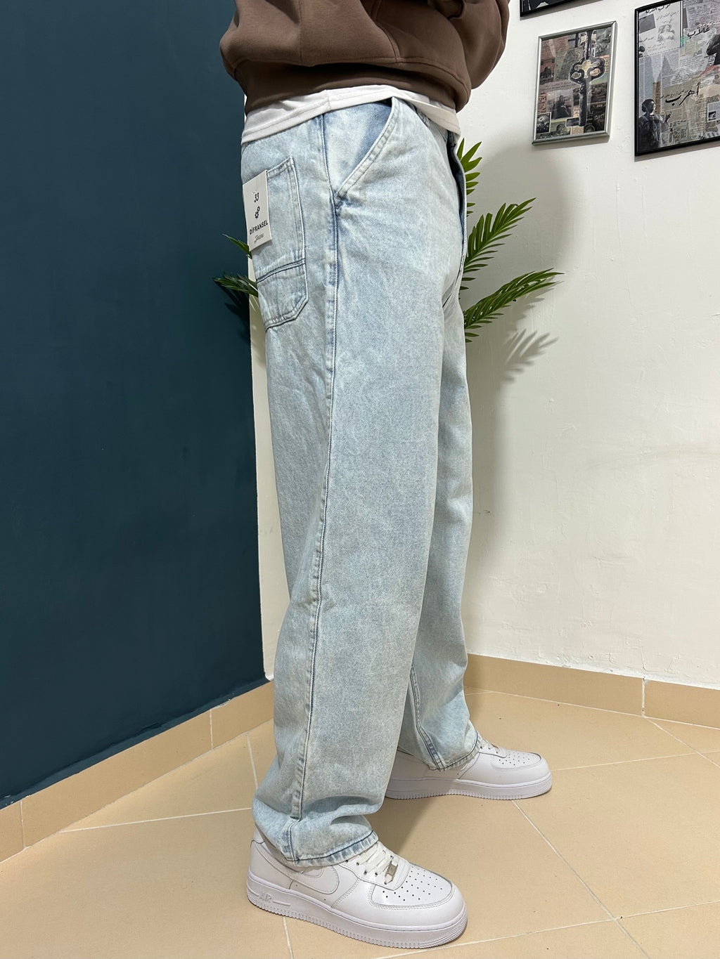 light bleu baggy jeans