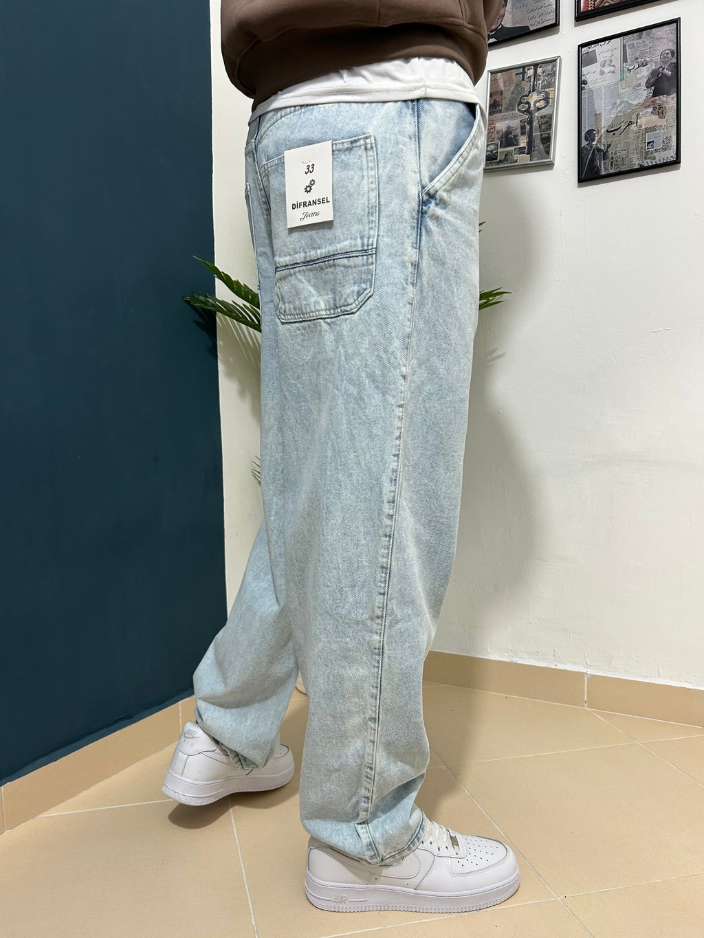 light bleu baggy jeans