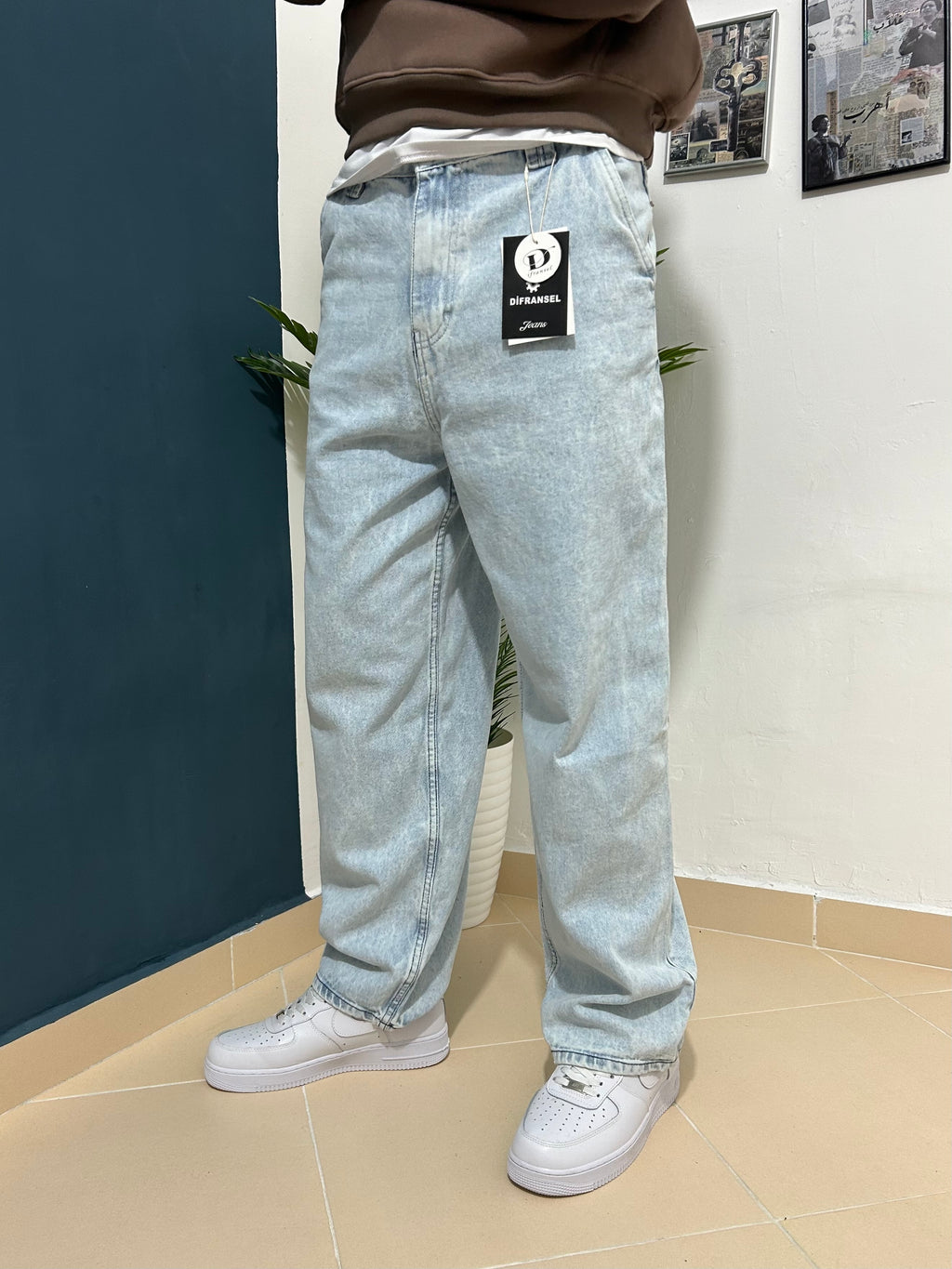 light bleu baggy jeans